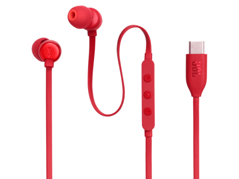 JBL Tune 310C - Wired TypeC Headset - Red