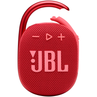 JBL Clip 4 - Portable Bluetooth Speaker with Carabiner - Red