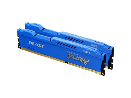 KINGSTON DRAM 8GB 1866MHz DDR3 CL10 DIMM (Kit of 2) FURY Beast Blue