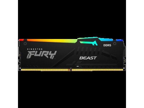 Kingston 8GB 5600MT/s DDR5 CL36 DIMM FURY Beast RGB EXPO, EAN: 740617331950