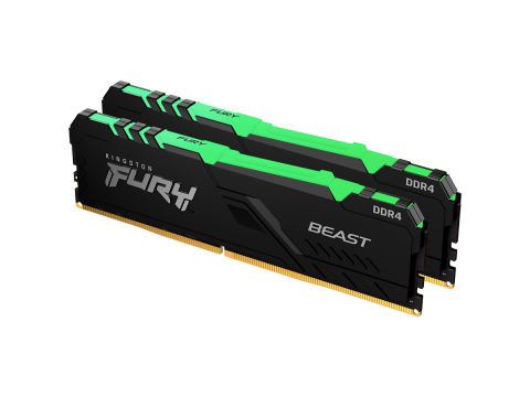 Kingston 16GB 3600MT/s DDR4 CL18 DIMM FURY Beast RGB, EAN: 740617337426