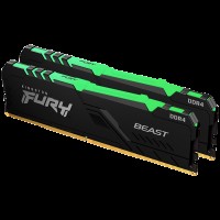 Комплект модулей памяти Kingston FURY Beast RGB KF432C16BBAK2/16 DDR4 16GB (Kit 2x8GB) 3200MHz
