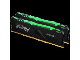 Комплект модулей памяти Kingston FURY Beast RGB KF432C16BBAK2/16 DDR4 16GB (Kit 2x8GB) 3200MHz