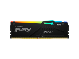 Kingston DRAM 64GB 6000MT/s DDR5 CL40 DIMM (Kit of 2) FURY Beast RGB XMP