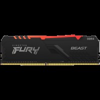 KINGSTON DRAM 32GB 3200MHz DDR4 CL16 DIMM FURY Beast RGB Black EAN: 740617319125