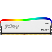 Kingston DRAM 8GB 3200MT/s DDR4 CL16 DIMM FURY Beast White RGB SE