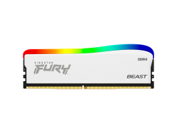 Kingston DRAM 8GB 3200MT/s DDR4 CL16 DIMM FURY Beast White RGB SE
