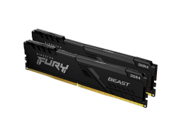 Kingston DRAM 32GB 2666MT/s DDR4 CL16 DIMM (Kit of 2) FURY Beast Black