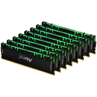 Kingston DRAM 256GB 3200MT/s DDR4 CL16 DIMM (Kit of 8) FURY Renegade RGB