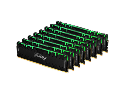 Kingston DRAM 256GB 3200MT/s DDR4 CL16 DIMM (Kit of 8) FURY Renegade RGB