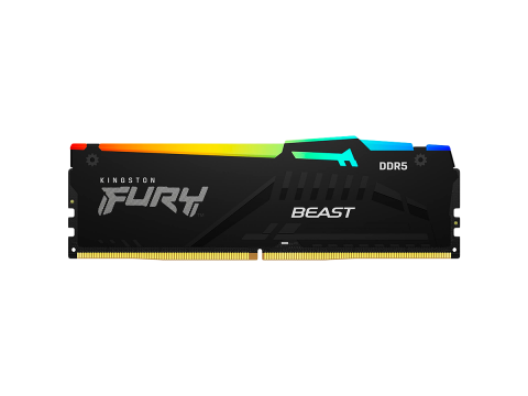 Kingston 8GB 6000MT/s DDR5 CL40 DIMM FURY Beast RGB XMP, EAN: 740617328523