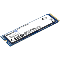 Твердотельный накопитель SSD 4000 Gb M.2 2280 Kingston SNV3S/4000G, PCIe NVMe Gen 4x4, W6000/R5000