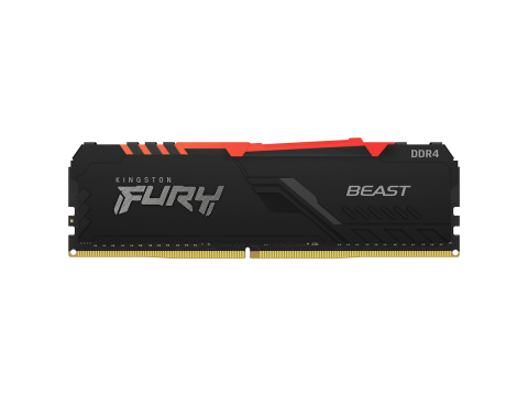 Kingston 8GB 3200MT/s DDR4 CL16 DIMM FURY Beast RGB, EAN: 740617337549