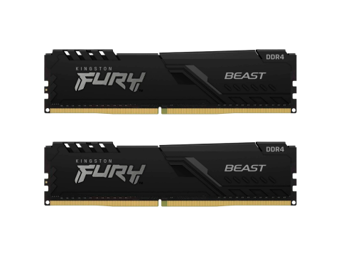 Kingston 32GB 3200MT/s DDR4 CL16 DIMM (Kit of 2) 1Gx8 FURY