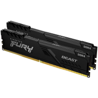 Kingston DRAM 32GB 3733MT/s DDR4 CL19 DIMM (Kit of 2) 1Gx8 FURY Beast Black