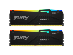 Kingston DRAM 16GB 4800MT/s DDR5 CL38 DIMM (Kit of 2) FURY Beast RGB PnP