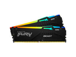 Kingston 16GB 6000MT/s DDR5 CL30 DIMM (Kit of 2) FURY Beast RGB XMP