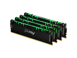 Kingston DRAM 64GB 3600MT/s DDR4 CL16 DIMM (Kit of 4) 1Gx8 FURY Renegade RGB