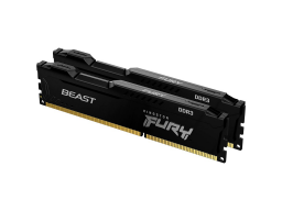Kingston 8GB 1600MT/s DDR3 CL10 DIMM (Kit of 2) FURY Beast Black