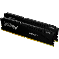 Kingston DRAM 64GB 6000MT/s DDR5 CL40 DIMM (Kit of 2) FURY Beast Black XMP