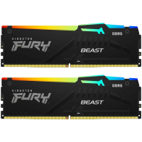 Kingston DRAM 32GB 4800MT/s DDR5 CL38 DIMM (Kit of 2) FURY Beast RGB PnP