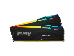 Kingston DRAM 16GB 5600MT/s DDR5 CL40 DIMM (Kit of 2) FURY Beast RGB XMP