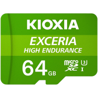 KIOXIA LMHE1G064GG2; 64GB microSD KIOXIA Exceria High Endurance (M303E) UHS I U3 with adapter