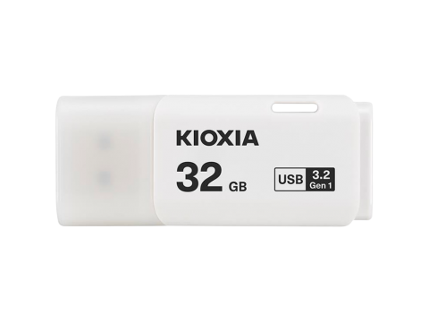 KIOXIA LU301W032GG4; 32GB USB 3.2 Gen 1 KIOXIA Hayabusa U301 WHITE - RETAIL
