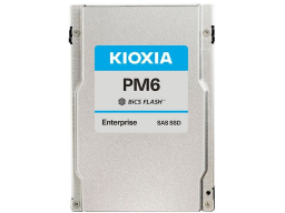 SSD Enterprise KIOXIA PM6-R 960GB SAS 24Gbps Dual port, BiCS Flash TLC, 2.5", Read/Write: 4150/1450 MBps, IOPS 595K/75K, DWPD 1