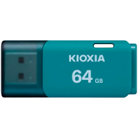 KIOXIA LU202L064GG4; 64GB USB 2.0 KIOXIA Hayabusa U202 AQUA - RETAIL