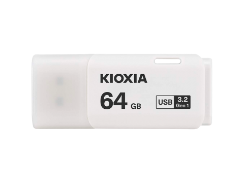 KIOXIA LU301W064GG4; 64GB USB 3.2 Gen 1 KIOXIA Hayabusa U301 WHITE - RETAIL