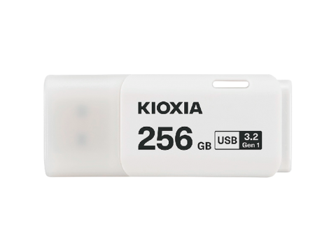 KIOXIA LU301W256GG4; 256GB USB 3.2 Gen 1 KIOXIA Hayabusa U301 WHITE - RETAIL