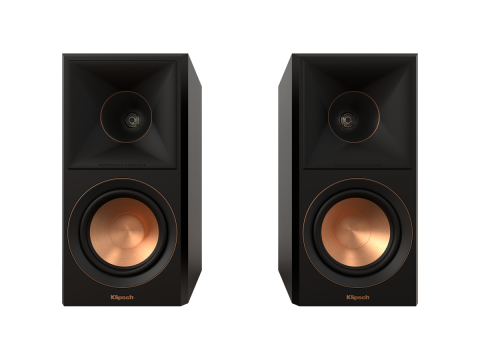 Klipsch Reference Premiere RP-500M II Bookshelf Speakers, Ebony, Pair