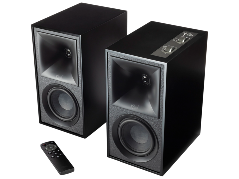 Klipsch The Fives, Powered Speakers, Matte Black, Pair