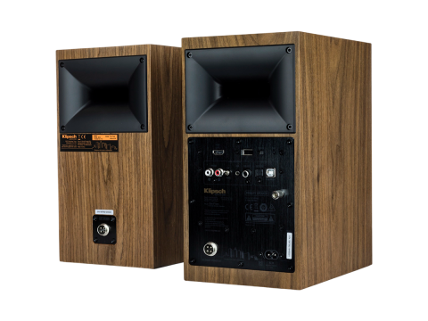 Klipsch The Fives Powered Speakers (Walnut, Pair)
