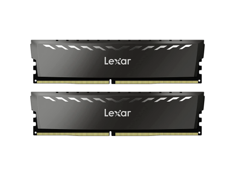 Lexar® 2x8GB THOR DDR4 3600 UDIMM XMP Memory with White heatsink. Dual pack, EAN: 843367129294