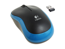 LOGITECH M185 Wireless Mouse - BLUE - EWR2