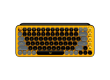 LOGITECH POP Keys Bluetooth Mechanical Keyboard - BLAST YELLOW - RUS