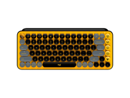 LOGITECH POP Keys Bluetooth Mechanical Keyboard - BLAST YELLOW - RUS