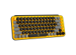 LOGITECH POP Keys Bluetooth Mechanical Keyboard - BLAST YELLOW - RUS