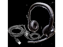 Logitech  H390 Corded Headset - BLACK - USB