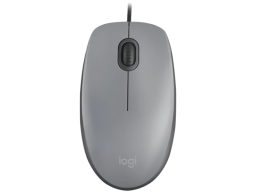 LOGITECH M110 Silent - MID GRAY - USB - N/A - EMEA-808 - AKOYA HANGTAB BOX M110S