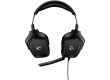 LOGITECH G432 Wired Gaming Headset 7.1 - LEATHERETTE - BLACK/BLUE - USB