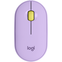 LOGITECH Pebble M350 Wireless Mouse - LAVENDER LEMONADE - 2.4GHZ/BT - EMEA - CLOSED BOX