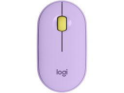 LOGITECH Pebble M350 Wireless Mouse - LAVENDER LEMONADE - 2.4GHZ/BT - EMEA - CLOSED BOX