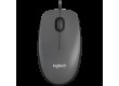 LOGITECH M100 Corded Mouse - BLACK - USB