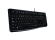 LOGITECH K120 Corded Keyboard - BLACK - USB - RUS