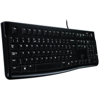 LOGITECH K120 Corded Keyboard - BLACK - USB - RUS