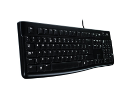 LOGITECH K120 Corded Keyboard - BLACK - USB - RUS