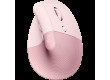 Logitech  Lift Bluetooth Vertical Ergonomic Mouse - ROSE/DARK ROSE